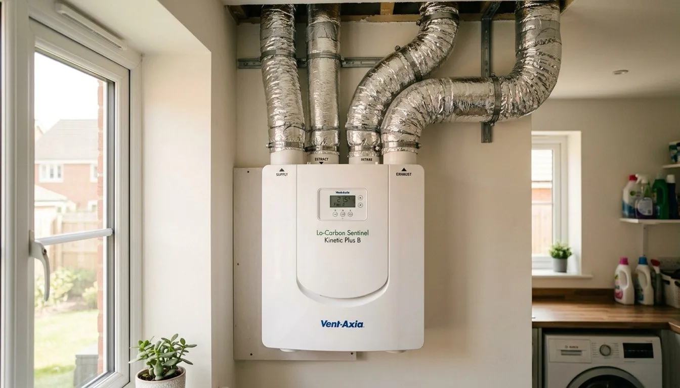 MVHR ventilation unit installed in a UK retrofit property